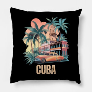 Cuba Havana Pillow