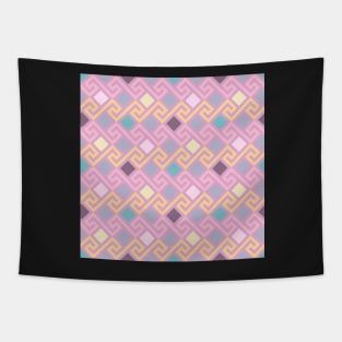 Pink Greck seamless pattern Tapestry