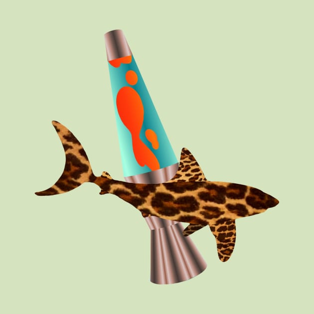 Leopard Shark Lava Lamp by RawSunArt