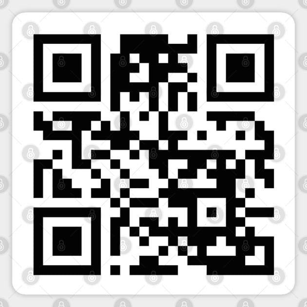 QR Code Jumpscare - Qr Code - Sticker