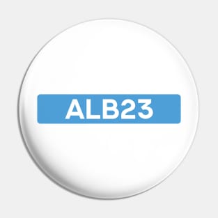 Alexander Albon 23 - Driver Tag #3 Pin