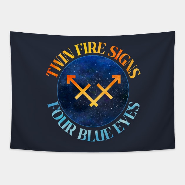 Twin Fire Signs Taylor Swift Tapestry by Mint-Rose