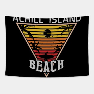 Beach day in Achill Island Tapestry