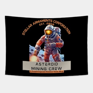 Asteroid Mining Crew Tapestry