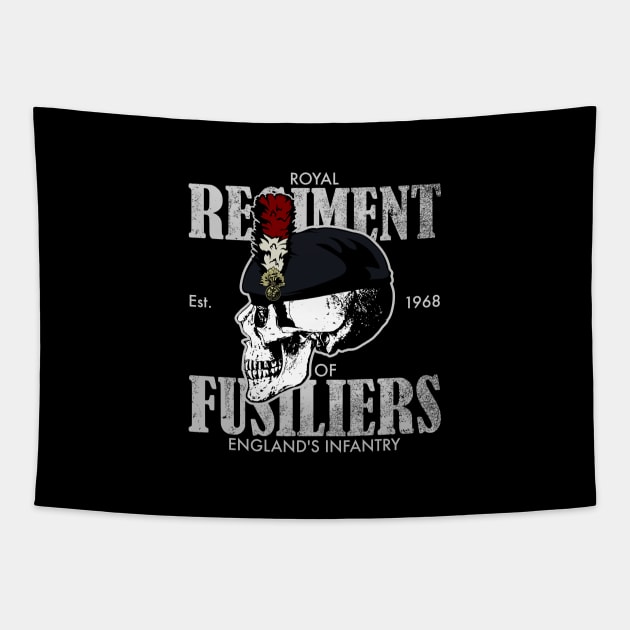 Royal Regiment of Fusiliers (distressed) Tapestry by TCP