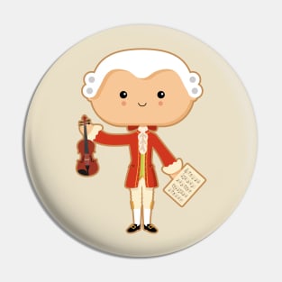Wolfgang Amadeus Mozart Pin