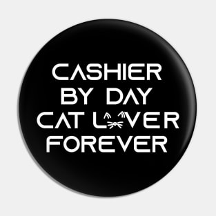 cashier cat lover Pin