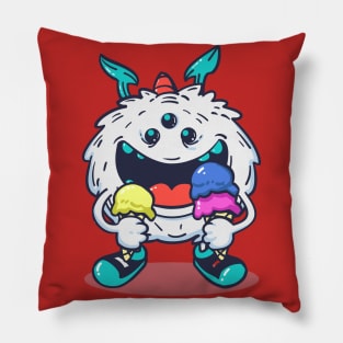 MONSTER MIKA ICE CREAM Pillow