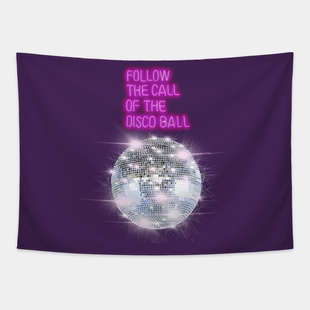 Disco ball Tapestry by jenblove