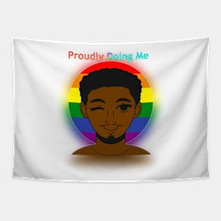 Proudly doing me LGBTQ Tapestry