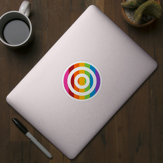 Round Rainbow III - Rainbow - Sticker