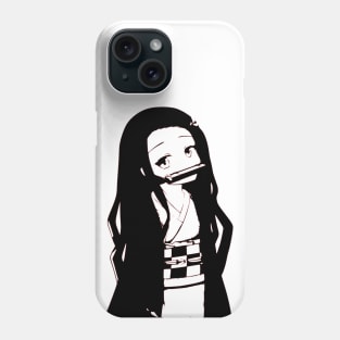 Nezuko Demon Slayer Cute Anime Girl Phone Case