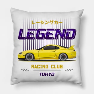 Racing Legend Yellow Supra mk4 JDM Pillow