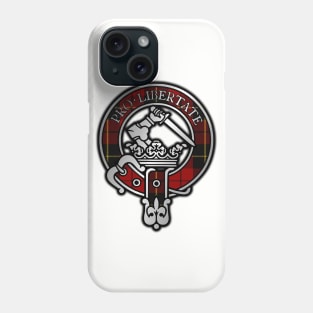 Clan Wallace Tartan Crest Phone Case