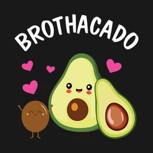 Avocados Dancing Together Avocado Brothercado Sister Cousin T-Shirt