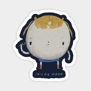 the moon sailor Magnet