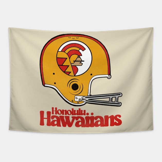 Defunct Honolulu Hawaiians Football Team Helmet Tapestry by Defunctland