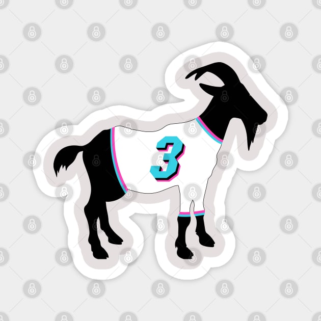 Dwyane Wade Goat Magnet by slawisa