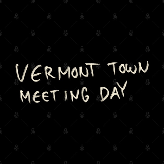 Vermont Town Meeting Day by Saestu Mbathi