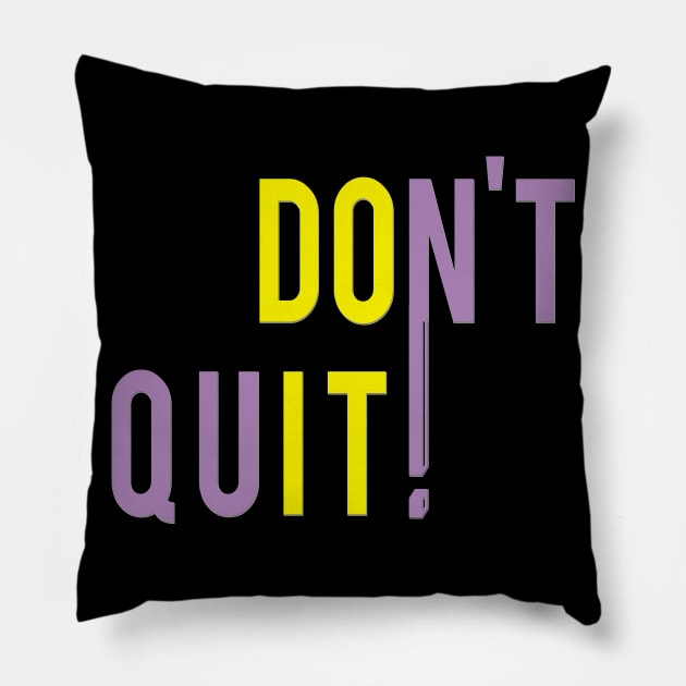 DO IT Pillow by LanaBanana