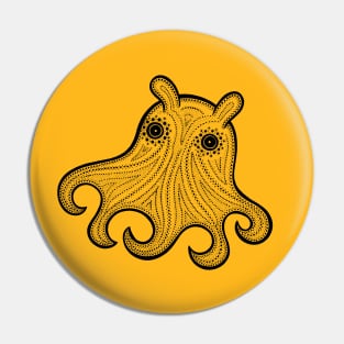 Super Cute Dumbo Octopus Ink Art Drawing Pin