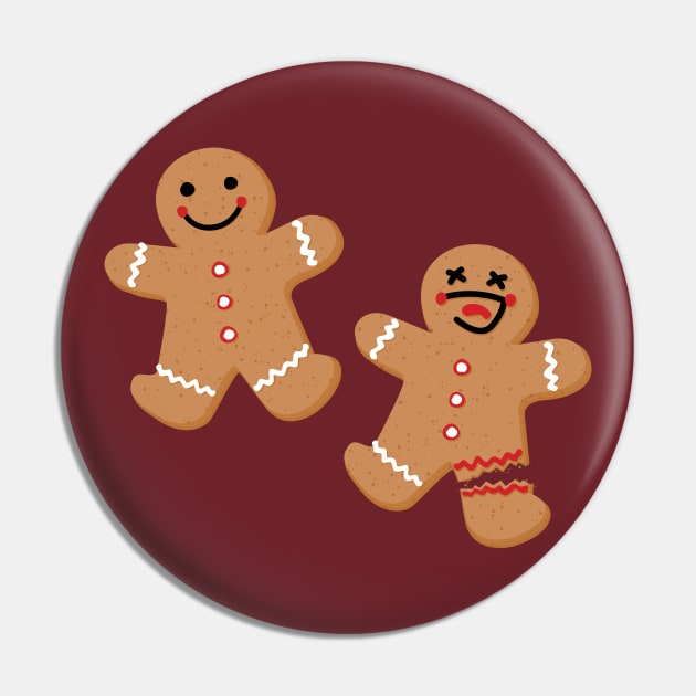 Gingerbread People Pin by deancoledesign