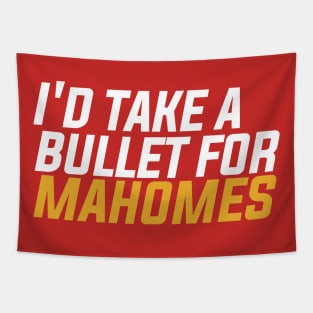 Bullet For Mahomes Tapestry