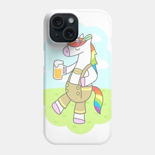 Unicorn Oktoberfest Phone Case