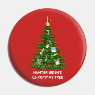 Anti Hunter Biden Christmas Tree Pin