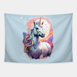 Unicorn illustration art Lover Birthday Gift Tapestry