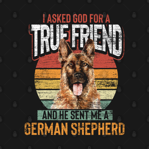 Discover Retro German Shepherd - German Shepherd - T-Shirt