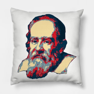 Galileo Galilei Pop Art Pillow