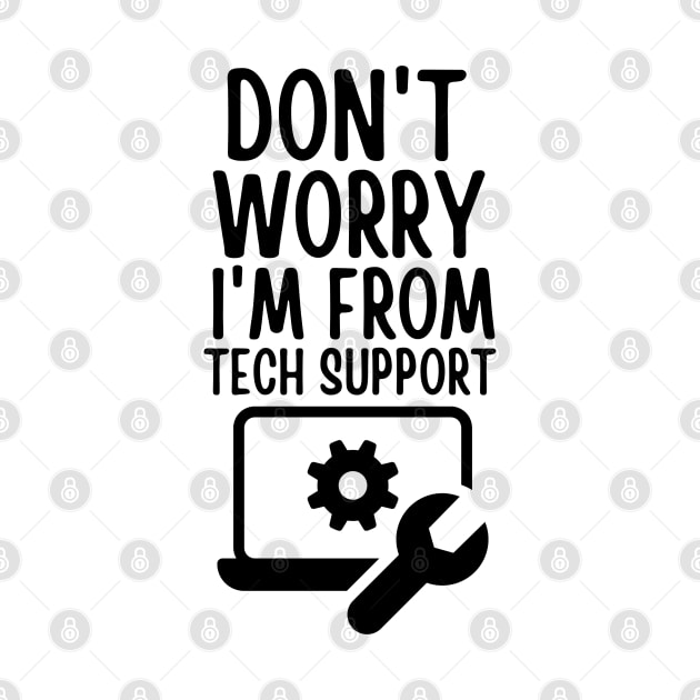 Don't worry I'm from tech support by mksjr