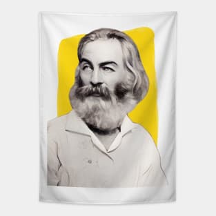 American Poet Walt Whitman illustration Tapestry