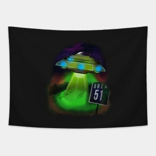 UFO Area 51 Tapestry