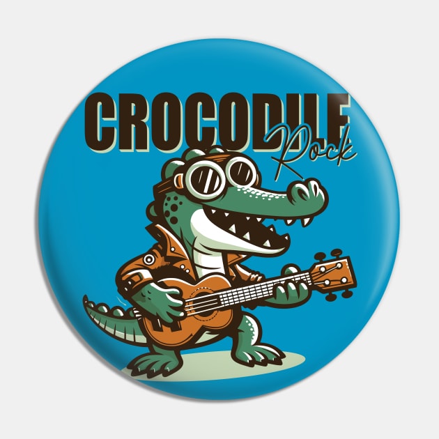 Crocodile Rock //\\ Retro Music Fan Pin by Trendsdk