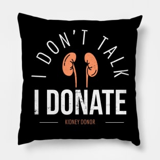 Kidney Donor Organe Transplant Awareness Pillow