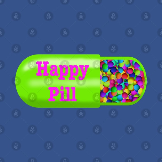 Happy Pill by JossSperdutoArt