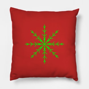 Simple Snowflake Icon Pillow