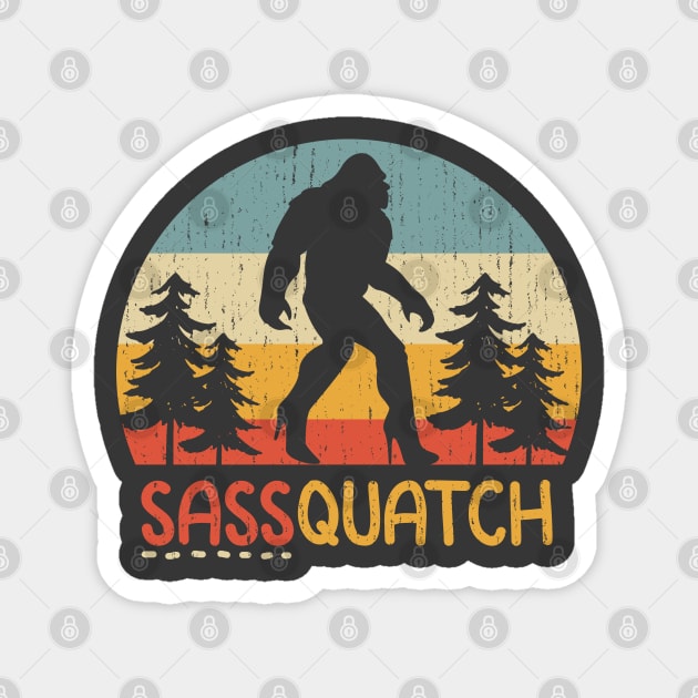 Sassquatch Magnet by TextTees