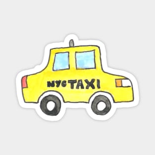 New York City Icons: NYC Taxi Magnet