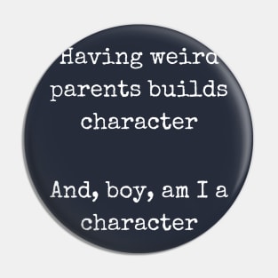 Character Builds Character Pin