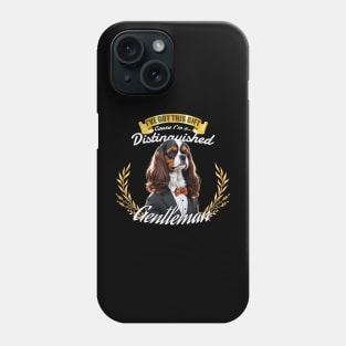 The Distinguished Cavalier King Charles Gentleman Phone Case