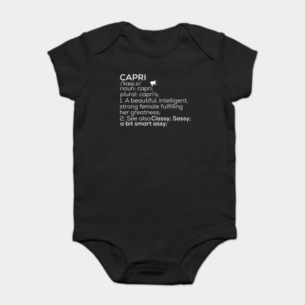 Capris - Meaning of Name