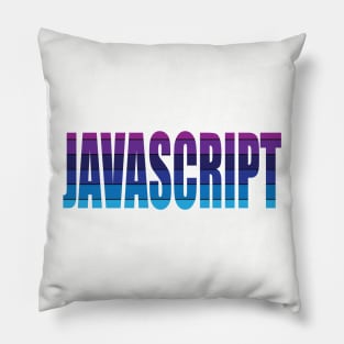 JavaScript Retro Stripes Pillow