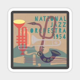 jazz orchestra 1954 Magnet