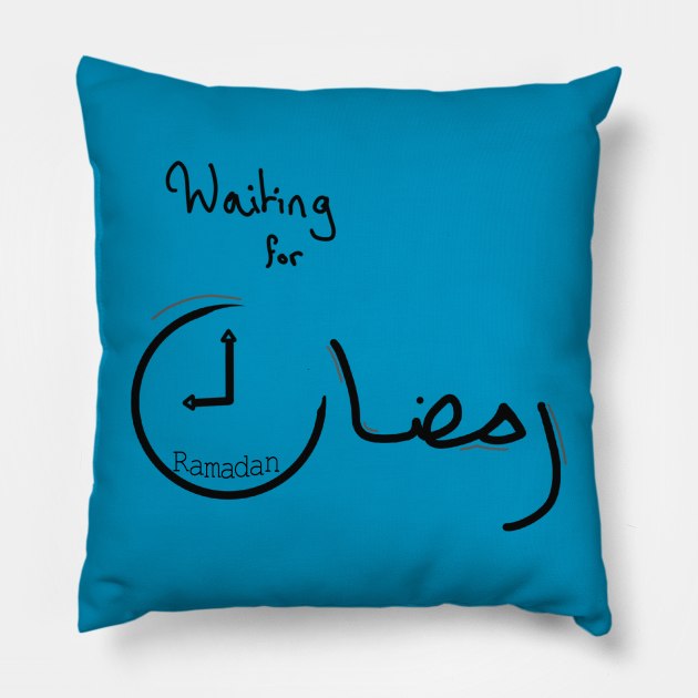 Waiting for Ramadan Pillow by LilbrownieA