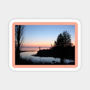 Sunset Blue Pink Orange No.1 Magnet