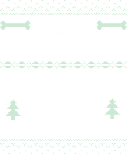 Pugly Christmas Sweater Magnet