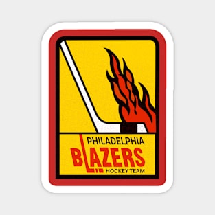 Retro Philadelphia Blazers Hockey 1972 Magnet